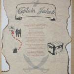 Die fertige Einladungskarte für das Piratenfest ;)